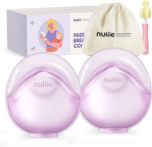 Nuliie 1 PCS Silicone Breast Milk Collectors for Breastfeeding Leak-Proof, 3oz/90ml Portable Milk Catcher, BPA-Free Soft Breast Shell, Wearable Manual Breast Pump for Newborns Essentials in Saudi Arabia