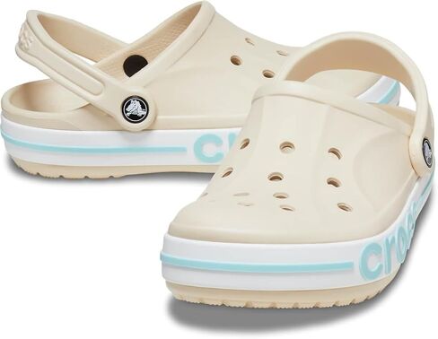 Crocs unisex-adult Classic Clog Clog, White, 38/39 EU, Winter White/Multi, M4W6 in Saudi Arabia
