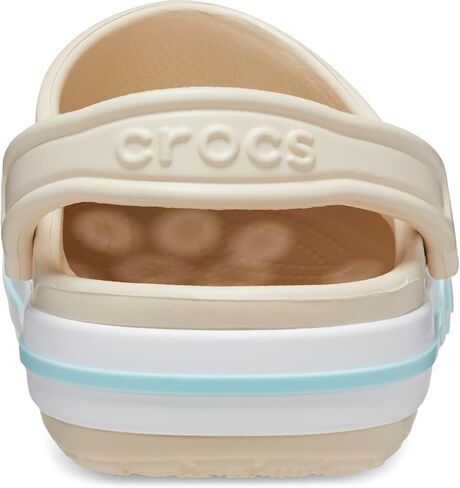 Crocs unisex-adult Classic Clog Clog, White, 38/39 EU, Winter White/Multi, M4W6 in Saudi Arabia