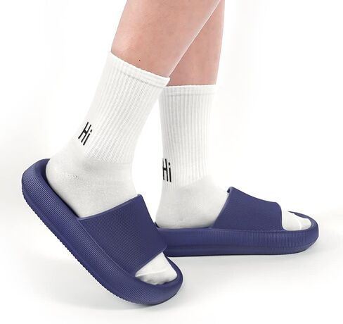 Cloud Slides for Women and Men, Pillow Slippers with Thick Sole, Shower Shoes, Cushioned Sandals for Indoor & Outdoor in Saudi Arabia