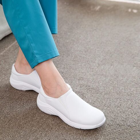 Hawkwell Women's Slip On Lightweight Slip Resistant Comfort Nursing Shoes in Saudi Arabia