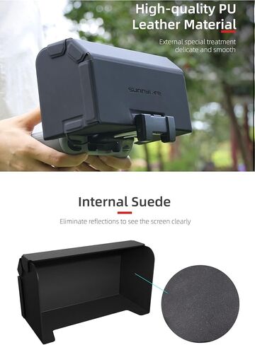 BTG Sun Hood Sunshade for DJI RC N1 N2 N3 Controller Compatible with DJI NEO/Mavic Air 3S Air 3 2S/Mini 4 3 Pro/Mavic 3 Remote Control Accessories for 4.4-7 inch Smartphone Screen in Saudi Arabia