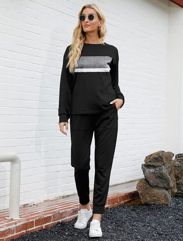 Bofell Lounge Sets for Women Tie Dye Two Piece Pjs Casual Loungewear Sets L in Saudi Arabia