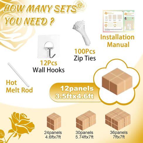 Artificial Flower Wall Backdrop Panels Black Gold 5ftx3.74ft White Rose Halloween Backdrop 3D Floral Wall for Party Event Photoshoot Background Decorations in Kuwait
