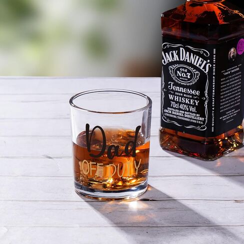 Futtumy Dad and Mom Gift Set, Dad & Mom off Duty Whiskey Glass and Stemless Wine Glass Combo, Gift for Father’s Day Mother’s Day Christmas Birthday Daily Use Baby Shower for Dad Mom New Parents in Saudi Arabia
