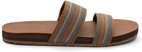 Feelgoodz Women's Zensole Vistas Natural Rubber Strap Slide Sandals in Kuwait