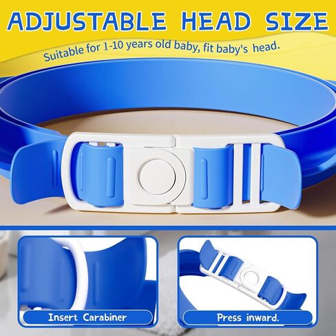 قبعة استحمام للأطفال، درع حمام للأطفال من سن 0 إلى 10 سنوات، قبعة استحمام للأطفال من السيليكون الناعم، قبعة استحمام للأطفال قابلة للتعديل، حامية للعين والأذن، متعة غسل الشعر، أصفر in Kuwait