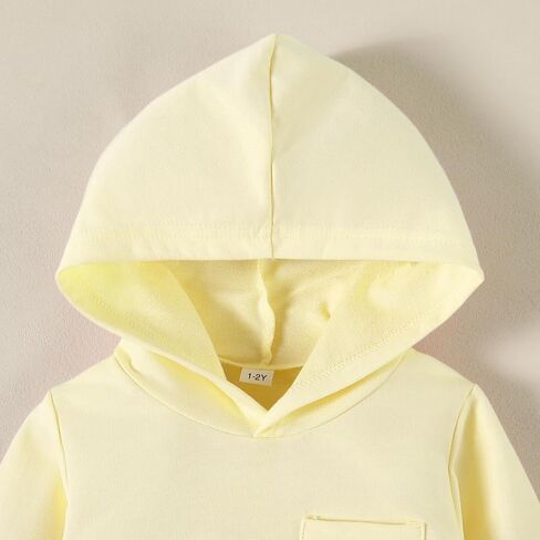 Toddler Girl Boy Fall Clothes Long Sleeve Hoodie Top Pullover Sweatshirt and Pants 2Pcs Unisex Tracksuit Sets in Saudi Arabia
