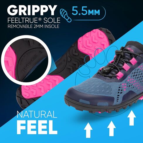 Xero Shoes Barefoot Water Shoes for Women | Aqua X Sport Women's Water Shoes | Wide Toe Box, Zero Drop Heel, Minimalist for Beach, Hiking, Running in Kuwait