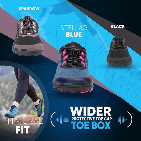 Xero Shoes Barefoot Water Shoes for Women | Aqua X Sport Women's Water Shoes | Wide Toe Box, Zero Drop Heel, Minimalist for Beach, Hiking, Running in Kuwait