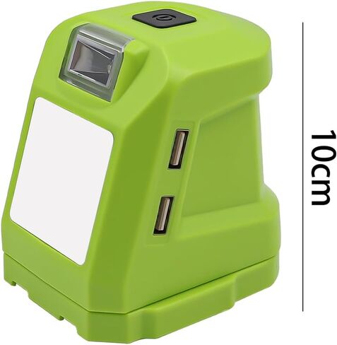 محول إمداد متوافق مع بطارية Ryobi 18 فولت فولت مع منافذ تيار متردد مصدر طاقة محمول محول شاحن USB لمحطة طاقة Ryobi مع ضوء LED 14.4-19.2 فولت in Kuwait