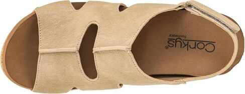 Corkys Footwear Cut It Out 2.5-Inch Heel Wedges with Memory Foam Insoles, Hook & Loop Closure, Unique Cut-Out Design – Stylish & Comfortable Fall Essential in Kuwait