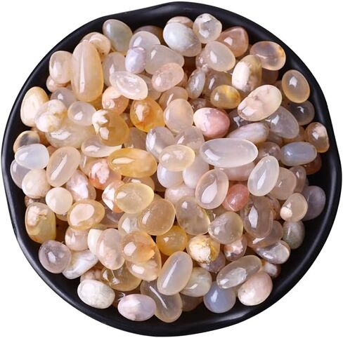 Polished Amethyst Crystals 0.62lb Natural Gemstones Crystal Bulk Tumbled Polished Stones Irregular Rocks Chakra Colorful Crystal Vase Filler Decoration Energy Reiki Beginners Birthday Gifts in Saudi Arabia