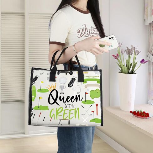 WZMPA Golf Queen Survival Kit Golf Player Gifts Queen of the Green Golf Zipper Bag Golfing Travel Accessories (Queen Green TG) in Saudi Arabia