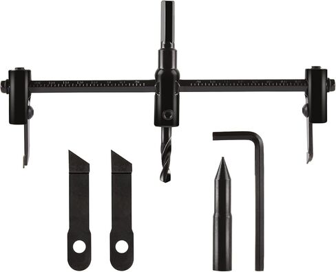 LANIAKEA 1-3/16 بوصة إلى 7-7/8 بوصة قابل للتعديل دائرة ثقب المنشار القاطع 30-200 مللي متر الخشب دريوال مثقاب قطع مستديرة للمنزل DIYer in Kuwait