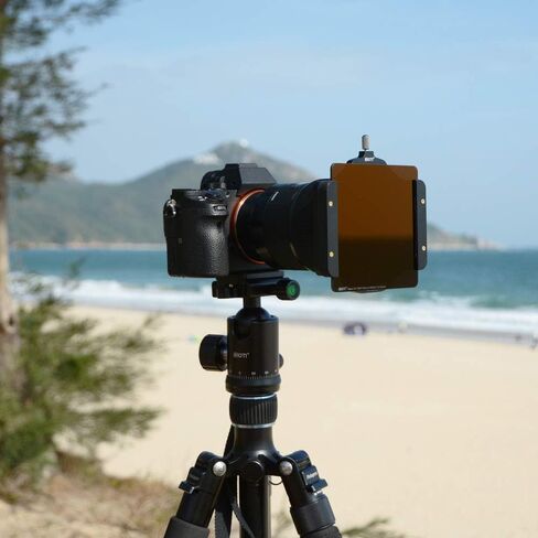 SIOTI Camera Metal Square Filter System Holder, with 62mm-67mm Adapter Ring, Compatiable with ND/Gradient ND 100 * 100 * 2.0mm and 100mm*150 * 2.0mm Thickness Square Filter (62mm) in Saudi Arabia