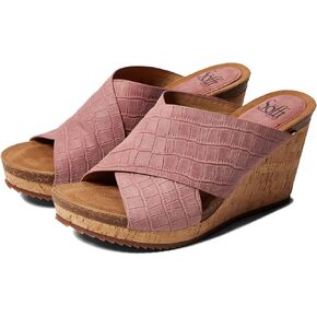 Sofft Womens Ciera Leather Padded Insole Wedge Heels