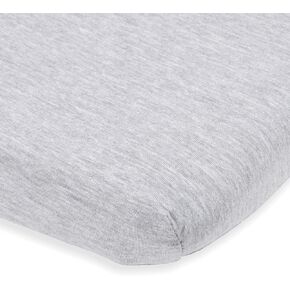 Bassinet Fitted Sheet Compatible with MiClassic Bassinet – Fits 20 x 35 Bedside Sleeper Mattress Perfectly – No-Bunching – Snuggly Soft Breathable Jersey Cotton