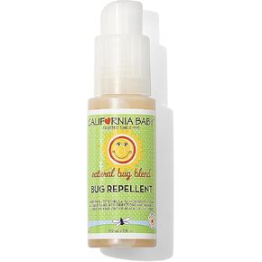 California Baby Super Sensitive Sunscreen + Natural Bug Spray | 2.9oz Unscented SPF 30+ Mineral Sunscreen + 6.5oz Natural Bug Repellent | Hypoallergenic | Formulated for Sensitive Skin