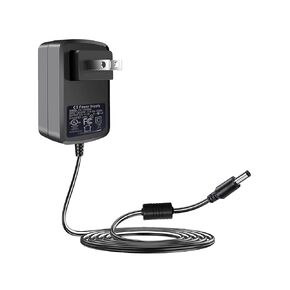 (UL Listed) 12V 2A Power Supply Adapter, AC 100-240V to DC 12V Power Supply for Security Camera, Wall Adapter for CCTV Camera LED Strip Lights Router DVR NVR, 5.5x2.1mm DC Plug Adapter