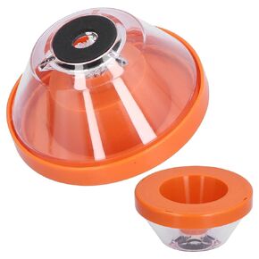 Drill Dust Collector Drilling Hole Tool Accessories for Ash for Cap Cover Protector Catcher Shroud Enclosure Hole Drilling Dustproof Cover Hood for Ash Drill Kits (Orange)