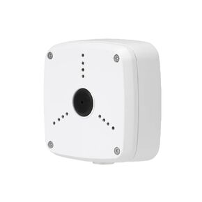 Lorex Square Outdoor Junction Box for 3-Screw Base Security Cameras, White - Tri-Axel Security Mounting Junction Box - Durable, Weatherproof Design, Easy Installation - Three Screw Base Cameras Only
