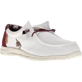 Vaccari Women's Kate NCAA Slip-On Canvas Loafers | Comfortable & Light-Weight Casual Shoes