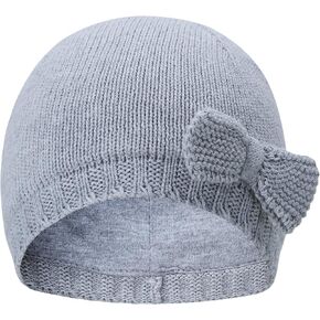 Vivobiniya Baby Hats Toddler Baby Girl Lovely Bowknot Knit Hats Toddler Beanies 6m-4Y