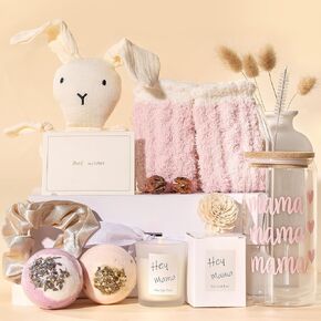 New Mom Gifts,First Mothers Day Gifts for New Mom,Pregnancy Gifts,Gifts for New Mom After Birth,Mom to Be Gift,Relaxing Spa Tumbler Gifts for New Moms First Time Moms