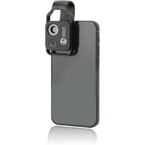 Dpofirs Phone Microscope with CPL Lens/LED Light, 200X Pocket Microscope with Universal Phone Clip, Portable Microscope Phone Camera for Outdoor Photography