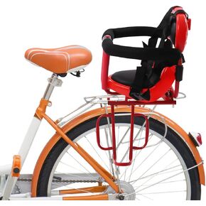 Kids Bike Seat, Portable Retractable Foldable Front Mounted Child Bike Seat, Bike Attachment Suitable for All Types of Bicycles