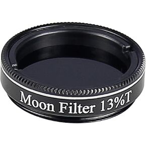 1.25" Telescope Moon Filter 13 Percent Transmission for Telescope Eyepiece- Enhance Lunar Viewing
