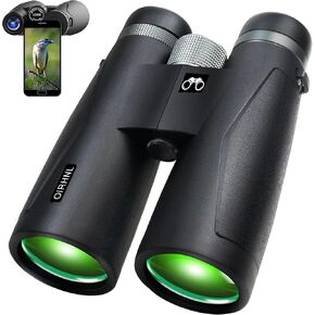 12x50 HD Binoculars for Adults High Powered,Large View Lightweight Waterproof Binoculars with Clear Low Light Vision for Bird Watching,Hunting & Travel