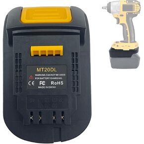 MT20DL Battery Adapter for Makita 18V Li-ion Battery use on Dewalt 20V Battery Tool, Convert for Dewalt 18V 20V DCB200 Li-ion Battery Cordless Power Tools