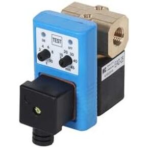 PneumaticPlus PEAD Compressed Air Tank Electric Timer Controlled Condensate Drain- 115V (1/4" NPT)