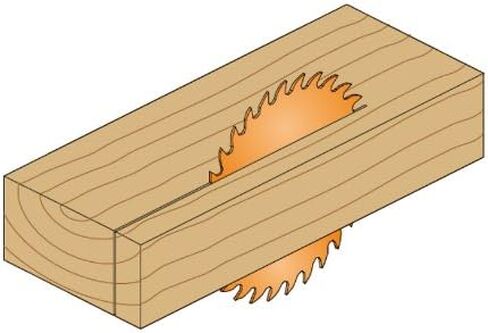 CMT P08024 ITK Plus شفرة المنشار ذات التأطير السريع، 8-8-1/4 × 24 سنًا، 10° ATB+مقص مع تجويف 5/8 بوصة<> in Kuwait