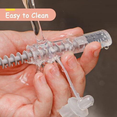 haakaa Silicone Colostrum Collector Set Ready-to-Use Silicone Colostrum Collector Reusable to Collect, Feed & Store, with 2 Clear Storage Cases & 2 White Cotton Wipe (0.1oz/4ml, 12 PK) in Saudi Arabia