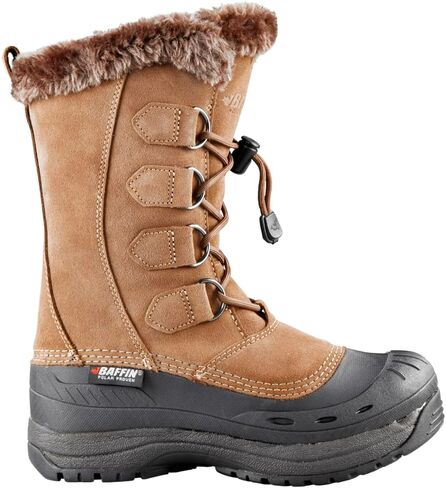 Baffin Women's Chloe Waterproof Snow Boot Round Toe Charcoal 6 M in Saudi Arabia