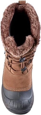 Baffin Women's Chloe Waterproof Snow Boot Round Toe Charcoal 6 M in Saudi Arabia