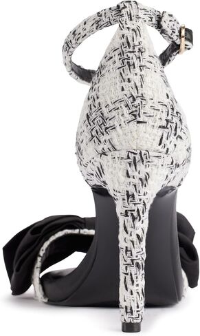 KARL LAGERFELD Women's Kenz Bow Evening Ankle Strap Heeled Sandal in Saudi Arabia