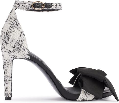 KARL LAGERFELD Women's Kenz Bow Evening Ankle Strap Heeled Sandal in Saudi Arabia