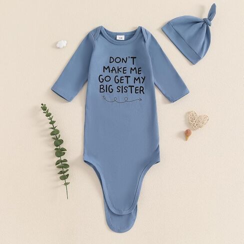 Baby Girl Boy Sleeping Waffle Bag Letter Embroidery Long Sleeve Sleep Striped Sack with Hat 2 Piece Set for Fall in Saudi Arabia