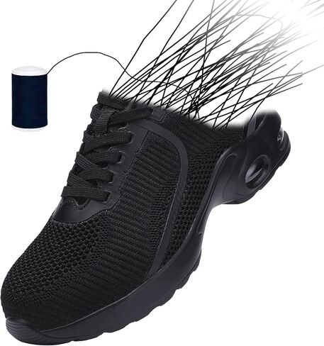 LIANGGO Steel Toe Shoes for Women Safety Work Sneakers Lightweight Comfortable Slip Resistant Shoes in Saudi Arabia