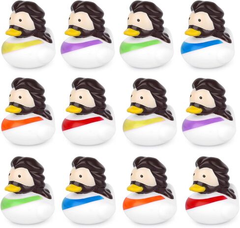10PCS Rubber Ducks for Jeeps, Fun Jesus Rubber Ducks Sheep Donkey Angel Pigeon Christian Duck Toys, Bath Duckies Toy Gifts for Kids, Churches Christian Decoration Party Favors in Saudi Arabia