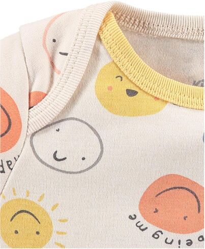 Toddler and Baby Unisex Bodysuit 2 Pack Set Short Sleeve Bodysuit Baby for 0-24 Months Babies Baby Girl Boy in Kuwait