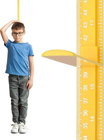 Height Measurement for Wall, Children Height Ruler, 3D Removable Growth Chart, Splicing Sliding Measuring Ruler for Kids and Nursery 79 inch (Green) in Saudi Arabia