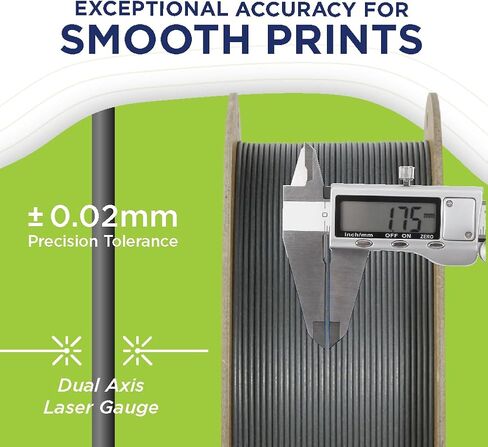 Polymaker Matte PLA Filament 1.75mm Black، 1.75 PLA خيوط الطابعة ثلاثية الأبعاد 1 كجم - PolyTerra 1.75 PLA Filament Black Matte خيوط الطباعة ثلاثية الأبعاد (1 شجرة مزروعة) in Kuwait