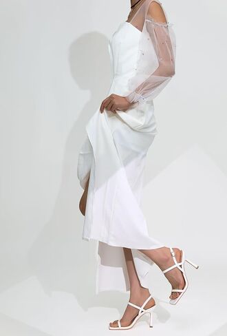 DearOnly Womens Strappy Heels Stiletto High Heeled Sandals Square Open Toe Patent Leather Sandals Wedding Dress Shoes in Saudi Arabia