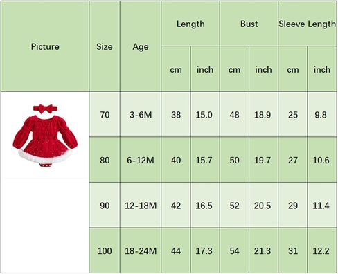 FYBITBO طفلة عيد الميلاد الزي الوليد عيد الميلاد رومبير فستان أحمر مخملي رومبير طفل سانتا الزي الخريف الشتاء الملابس in Kuwait