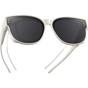 TINHAO Oversized Fit Over Glasses Sunglasses for Women Men Polarized Wrap Around Sunglasses for Driving UV Protection in Kuwait
